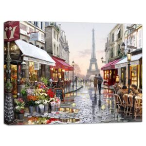 Tablou pe pânză - Street in Paris 3 80x60 cm