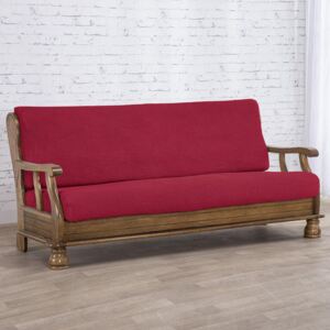 Huse care se întind foarte bine NIAGARA bordo 2fotoliu cu manere de lemn (l. 130 - 160 cm)