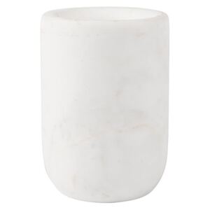 Vaza alba din marmura 10 cm Cup White Zuiver