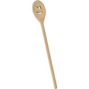 Lingură de lemn Smiley 30 cm, ovală