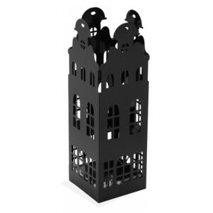Suport negru din metal pentru umbrela 49 cm Black Building Versa Home