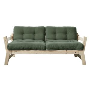 Canapea extensibilă Karup Design Step Natural, verde