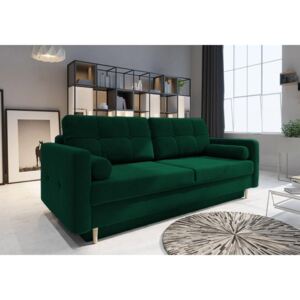 Canapea extensibilă Palermo Verde 220x100 cm
