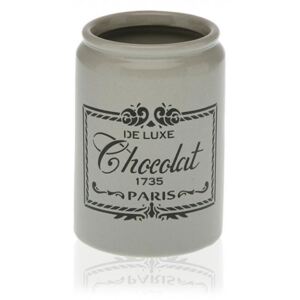 Suport gri/negru din ceramica pentru periuta dinti 7,6x11 cm Chocolat Paris Versa Home