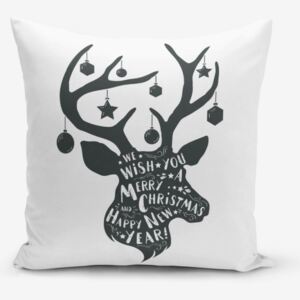 Față de pernă Minimalist Cushion Covers Christmas Deer, 45 x 45 cm