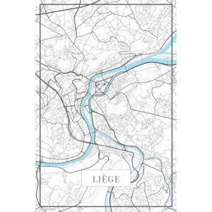 Harta orașului Liege white