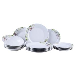 Set farfurii din porţelan HERBAL GARDEN 18 buc