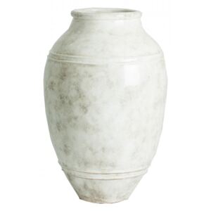 Vaza alb antic din teracota 90 cm Stephens Amphora Vical Home