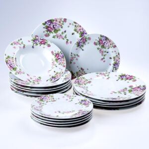 Set de farfurii din porţelan BEAUTY 18 buc