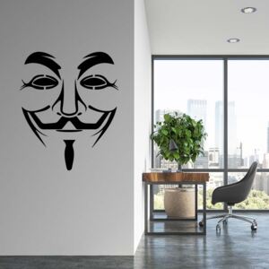 Anonymous - autocolant de perete Negru 50 x 65 cm
