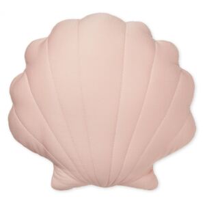 Perna decorativa roz pentru copii din bumbac organic 34x38 cm Sea Shell Blossom Pink Cam Cam
