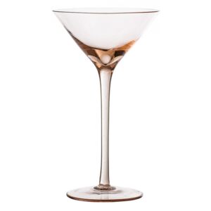 Pahar de cocktail roz din sticla 240 ml Liga Bloomingville
