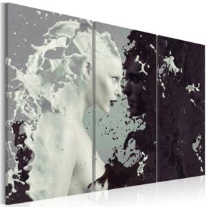 Tablou - Black or white? - triptych 60x40 cm