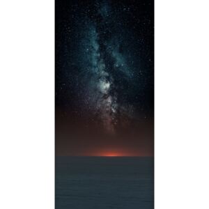 Fotografii artistice Astrophotography picture of sunset sea landscape with milky way on the night sky., Javier Pardina