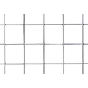 Plasa gard zincata, ochi 60 x 60, 1,2 x 2,5 m, gri