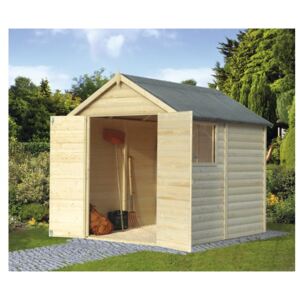 Casuta de gradina Konsta Blockhaus, 181x239 cm, natur