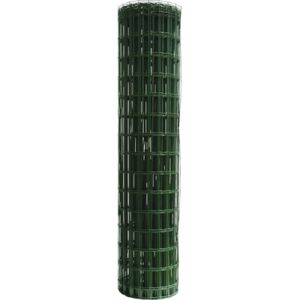 Plasa gard zincata, plastifiata Hortaplast, 2 x 25 m, verde