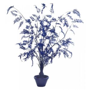 Planta artificiala cu ghiveci din lut si plastic 300 cm Fern Dark Blue Pols Potten
