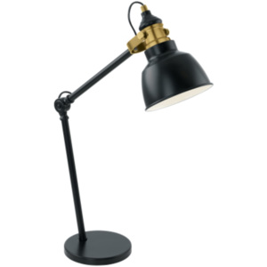 Lampă de birou Eglo THORNFORD 40W, negru-bronz