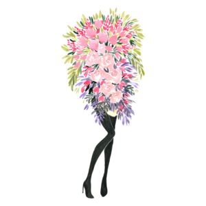 Ilustrare Miss bouquet 2, Blursbyai