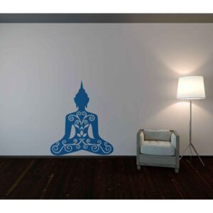 Meditation - autocolant de perete Ice blue 50 x 60 cm