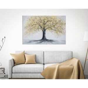 Tablou Tree Simple -B-, Lemn Canvas, Multicolor, 121.5x5x82 cm