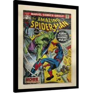 Afiș înrămat Marvel Comics - Spiderman