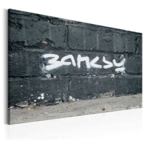 Tablou - Banksy Signature 60x40 cm