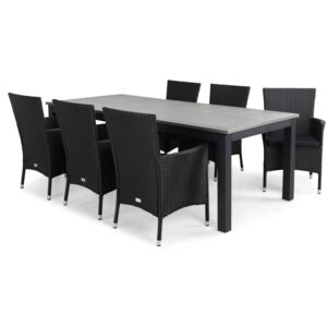Mese și scaune VG4601, Culoare: Negru + gri