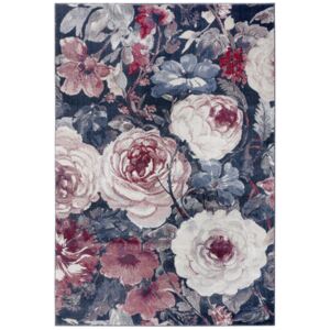Covor Floral Romance, Roz/Albastru 200x290