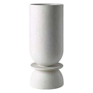Vaza alba din ceramica 29 cm Hour Bolia