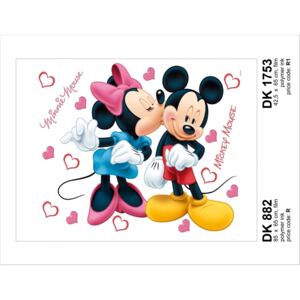 Sticker decorativ DK1753 Minnie Mickey