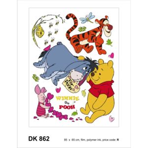 Sticker decorativ DK862 Winnie prietenii