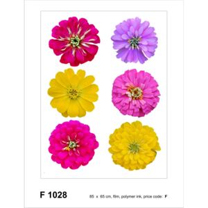 Sticker decorativ F1028 Flori colorate