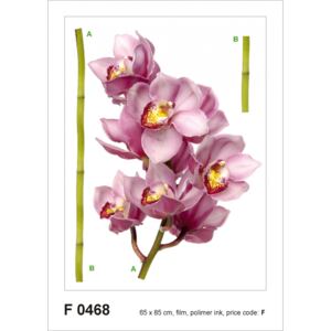 Sticker decorativ F0468 Orhidee violet