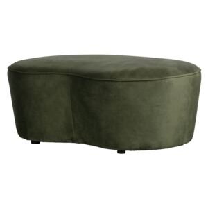 Bancheta din catifea verde Macaroni Small Sofa