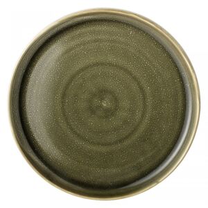 Tava rotunda verde din ceramica 27 cm Flo Bloomingville
