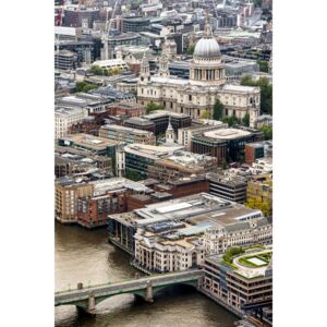 Fotografii artistice View of City of London with St. Paul's Cathedral, Philippe Hugonnard