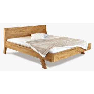 Marina, pat de stejar: lățimea patului - 160 x 200 cm