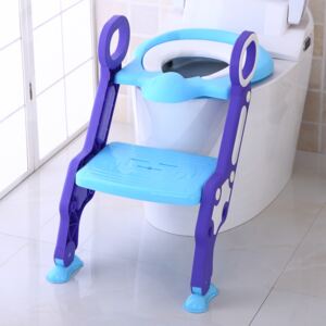 Reductor toaleta cu scara Stair Potty Blue
