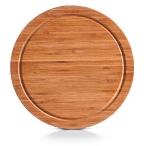 Tocator rotund maro din lemn 25 cm Round Cutting Board Mini Zeller