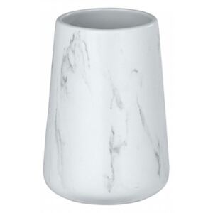 Suport alb/gri din ceramica pentru periuta dinti 8,5x12 cm Adrada Wenko