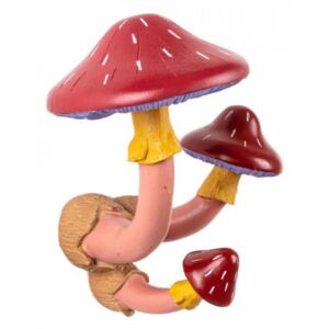 Cuier multicolor din rasina Mushroom Seletti