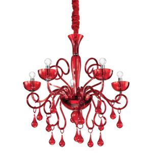 Candelabru-LILLY-SP5-ROSSO-073453-Ideal-Lux