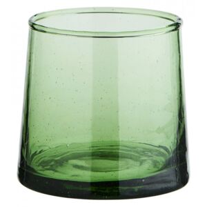 Pahar verde din sticla reciclata 7x7 cm Camille Madam Stoltz