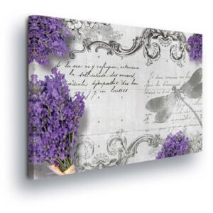 Tablou - Vintage Lavender Decoration II 80x60 cm