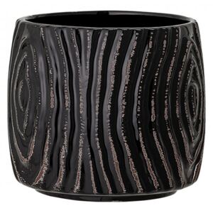Ghiveci negru din ceramica 13 cm Hena Bloomingville
