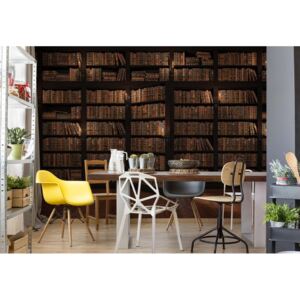 Fototapet GLIX - Bookshelves 3 + adeziv GRATUIT Tapet nețesute - 416x290 cm