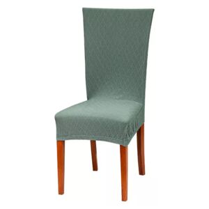 Astoreo Husa pentru scaun in carouri verde perna 38x38 cm, spatar inaltim
