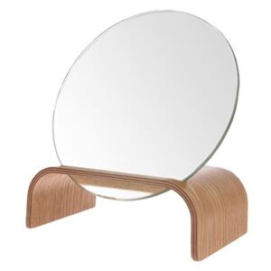 Oglinda de masa maro din lemn de salcie 17x20 cm Simo HK Living